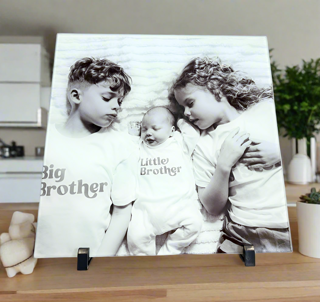 30cm Square Photo Smooth Chopping Board Only, Large