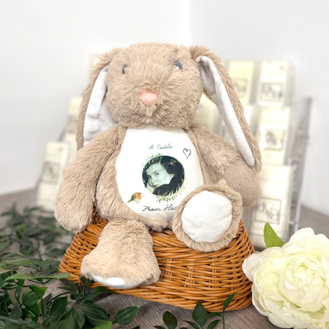 Floppy Rabbit Plush Teddy - “A cuddle from Heaven” with Robin