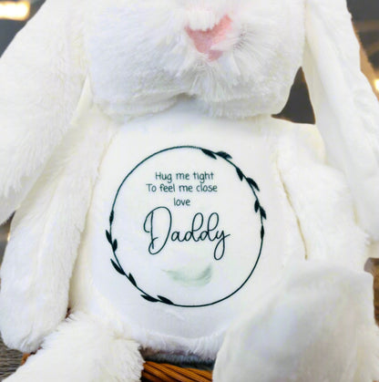 Floppy Rabbit Plush Teddy - Hug me tight and hold me close - Feather