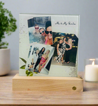 Glass 3 Photo “Any Text”