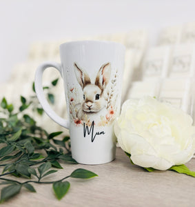 New Latte Ceramic Mug Rabbit 17oz inc Box