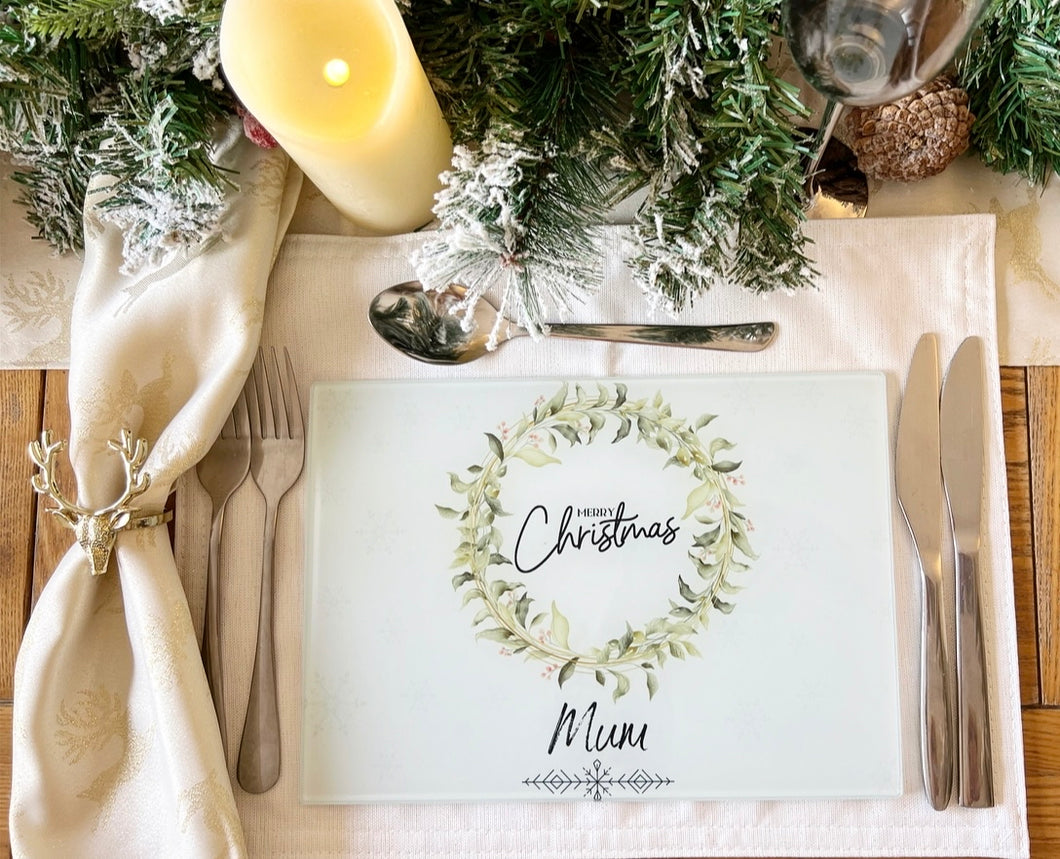 Christmas Table Placemat (Wreath)