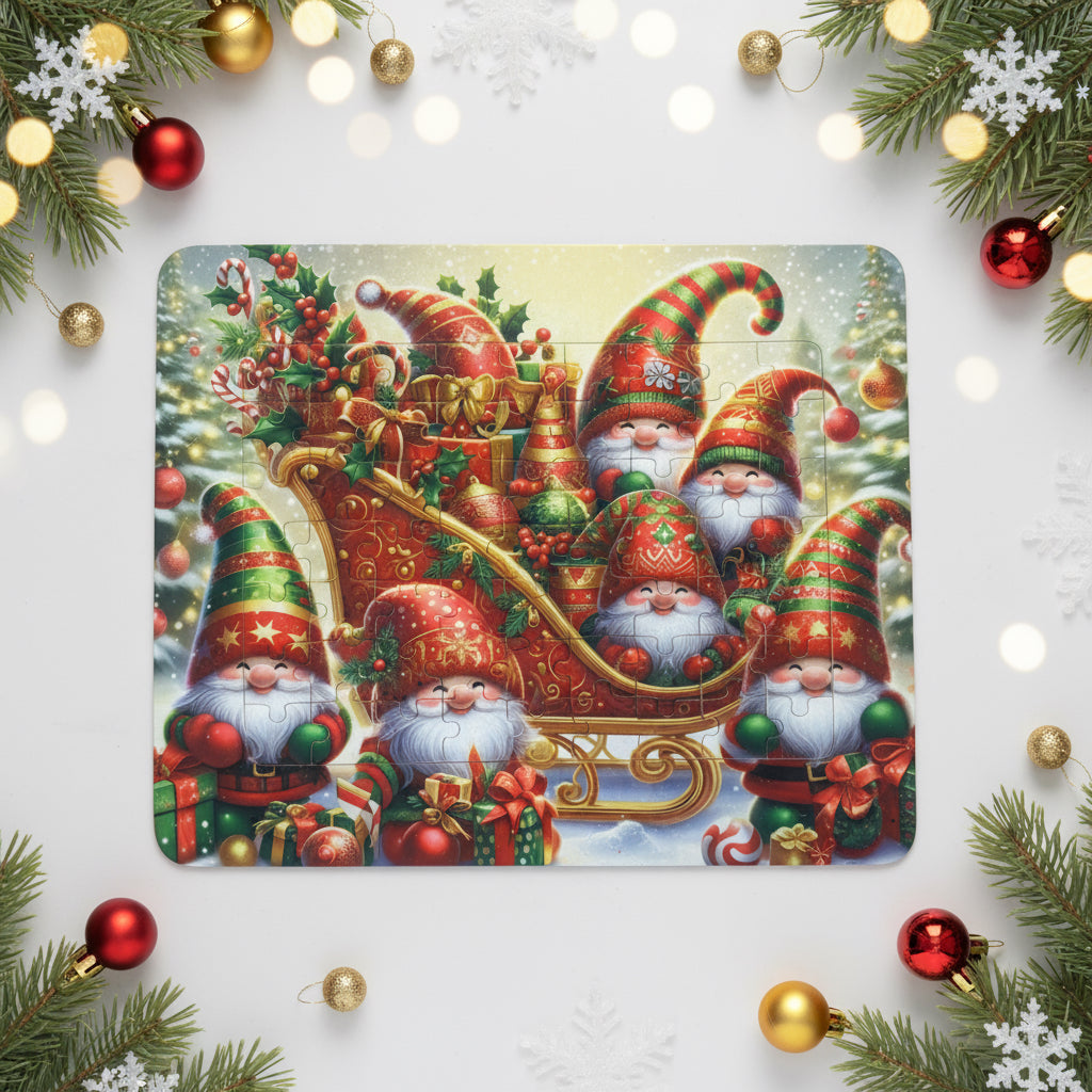 Red Gonk Frame Jigsaw