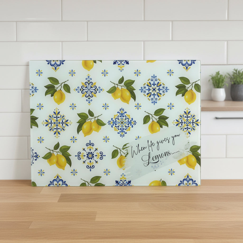 Lemon A3 Chopping Board