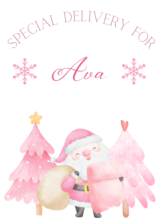 (TESTER) Pink Santa Stocking