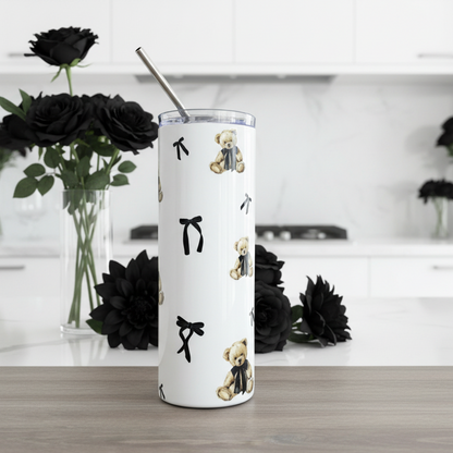 Black Bow Teddy Tumbler