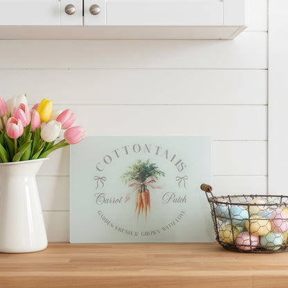Carrot Patch Vintage Spring Chopping Board A3