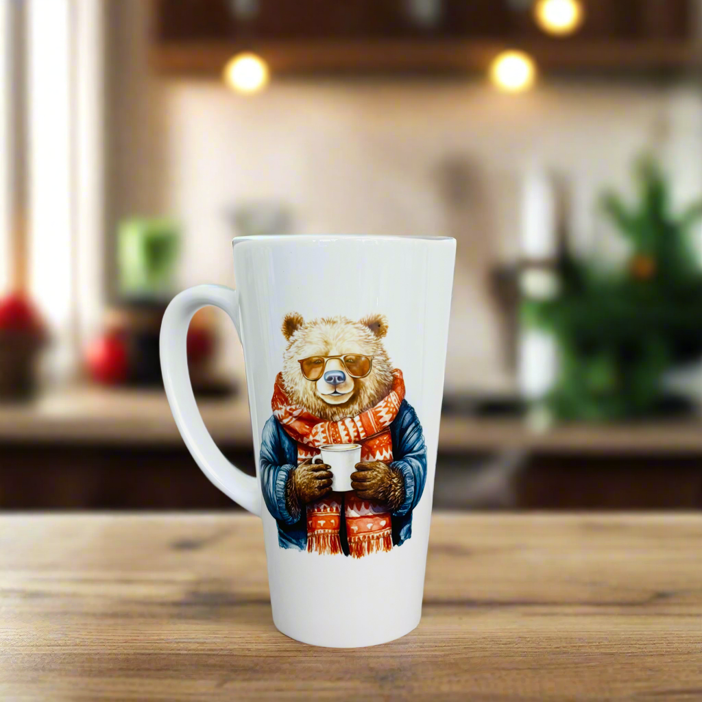 Winter Bear Latte Ceramic Mug 17oz inc Box
