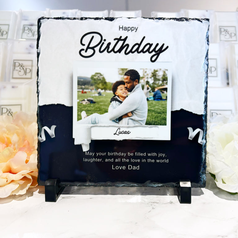 Happy Birthday Half & Half Design