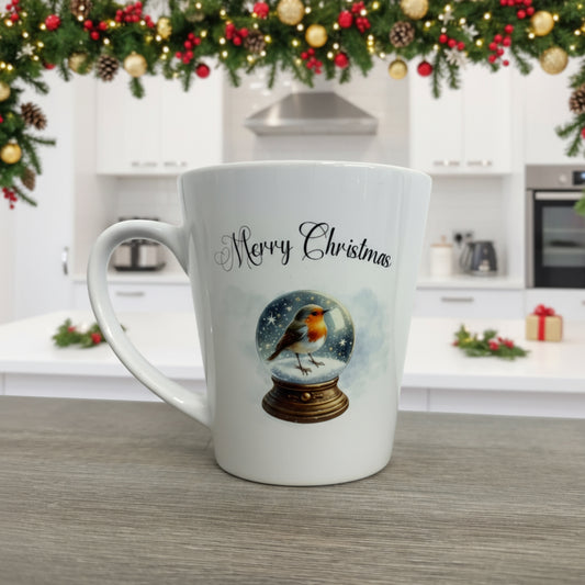 Robin Snow-globe Mini Latte Mug
