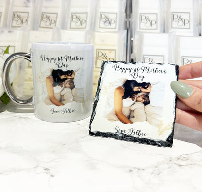 Happy 1st Mother’s Day Mug & Coaster Bundle