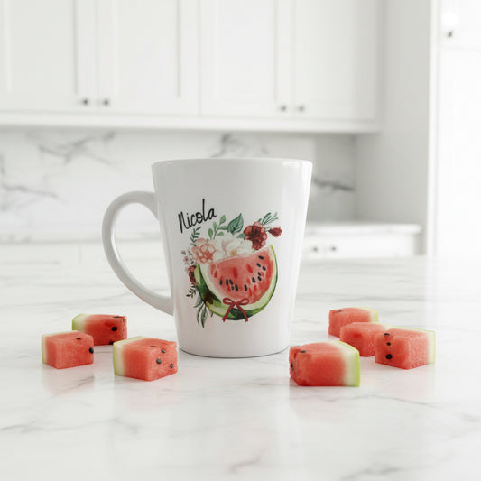Watermelon latte Ceramic Mug