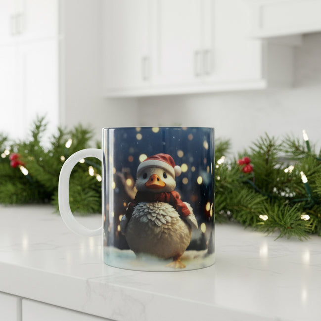 Plastic/ Polymere Mug Christmas Duck Designs