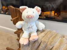 Pre Order: Pig Teddy Bear Plush with Initial & Name