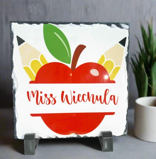 Small 14cm Teacher Desk Slate