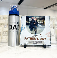 BUNDLE: Step Dad Photo Slate & Step Dad Flask