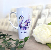 New Latte Swan Ceramic Mug 17oz inc Box