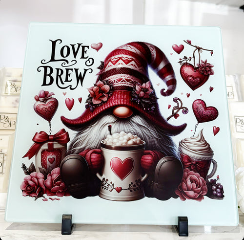 Love Brew Ruby Gonk Chopping Board 30cm