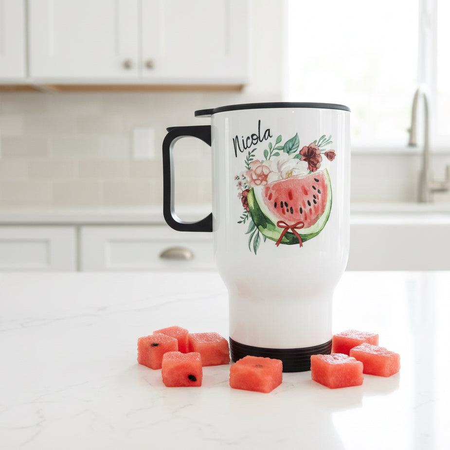 Watermelon 14oz Travel Mug