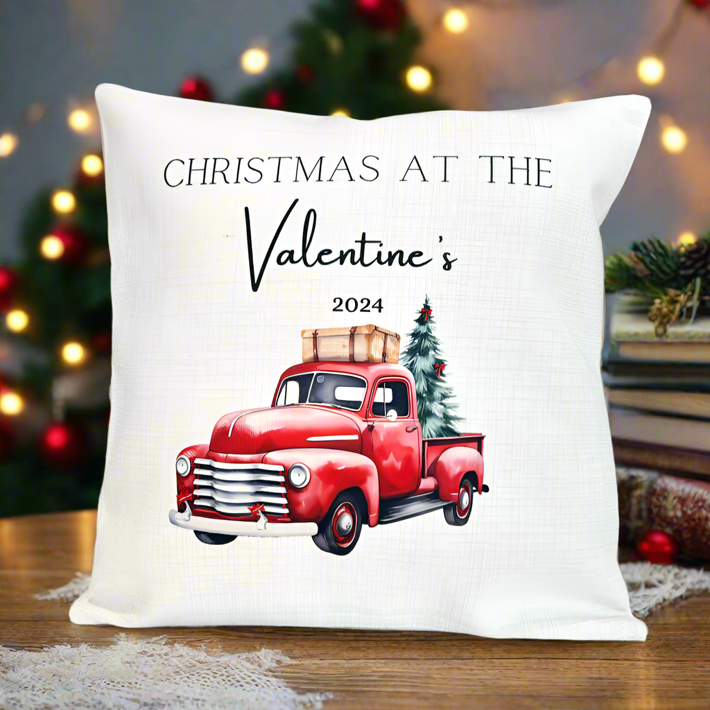 Christmas Bright Red Truck Design