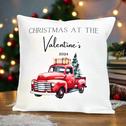 Christmas Bright Red Truck Design