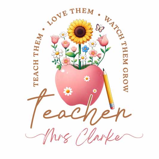 Teacher Apple - Tote bag, Travel Mug and Mini Latte