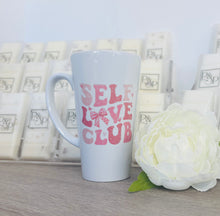 New Latte Ceramic “Self Love Club” Mug 17oz inc Box