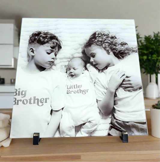 30cm Square Photo Smooth Chopping Board Only, Large