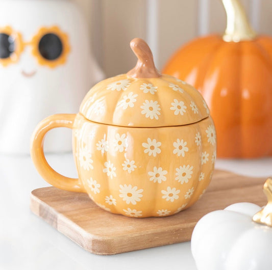 Pre order: Daisy Pumpkin Mug