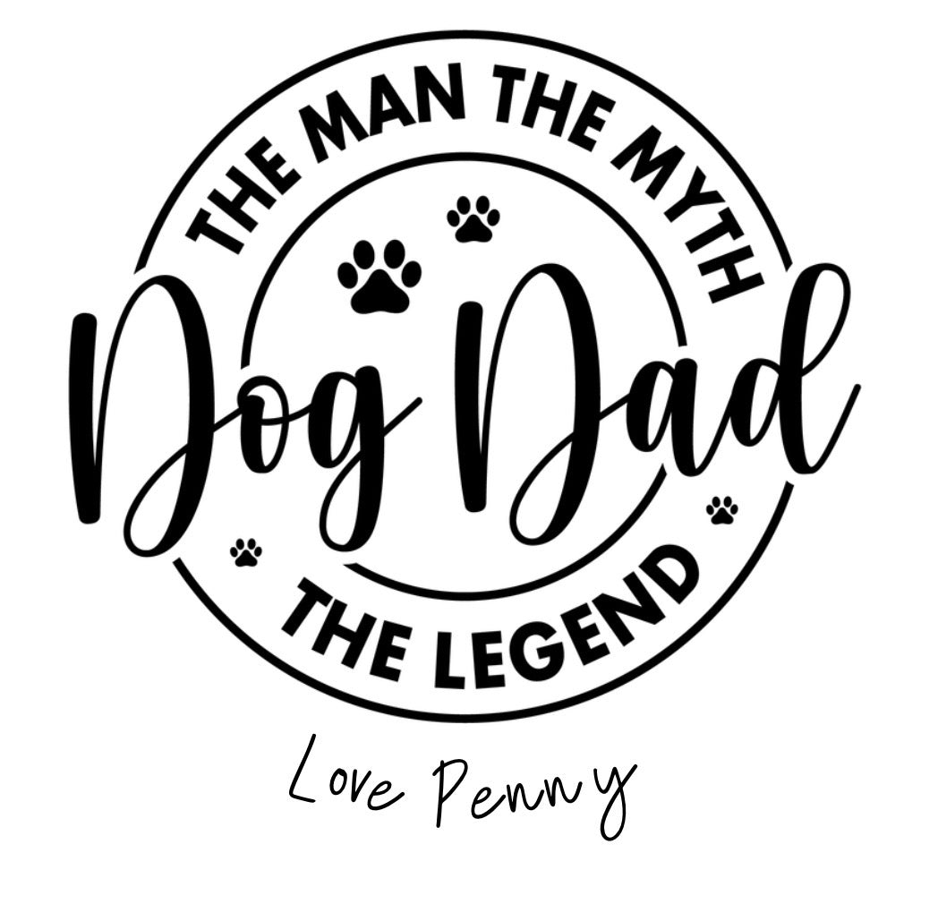The man the myth the dog dad - Cushion and Latte mug