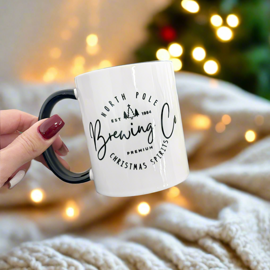 Brewing Co. North Pole Black Handle Mug