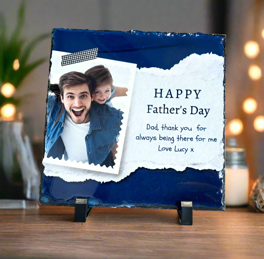 Happy Father's Day Blue Design