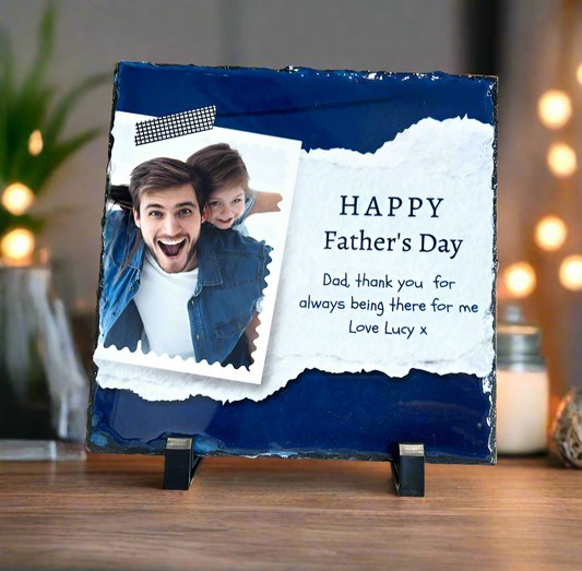 Happy Father's Day Blue Design