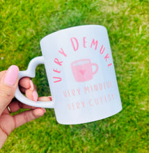 Very Demure Coffee Love heart handle Mug