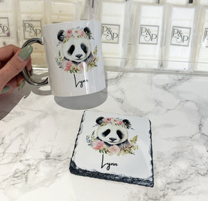 Panda Mug and Coaster Set