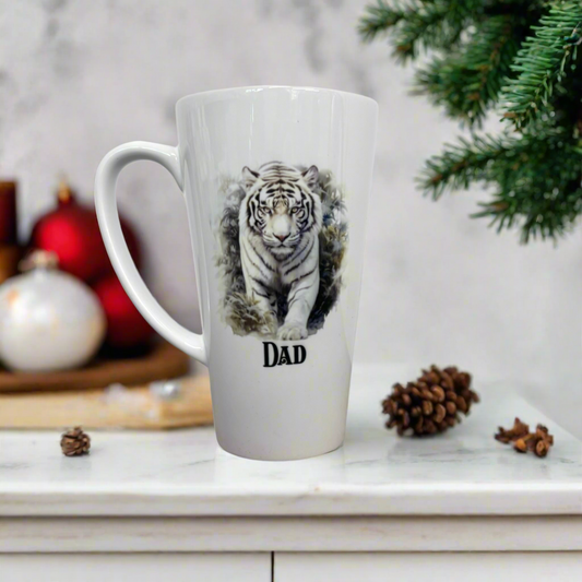 White Tiger Ceramic Mug 17oz inc Box