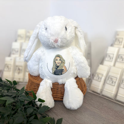Floppy Rabbit Plush Teddy - Slate Lady Merch
