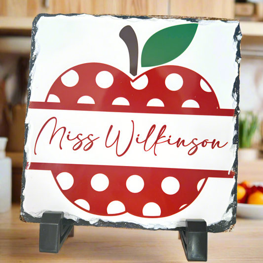 Small 14cm Teacher Desk Slate 2