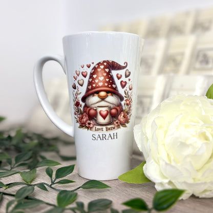 New Latte Love Brew Gonk Ceramic Mug 17oz inc Box