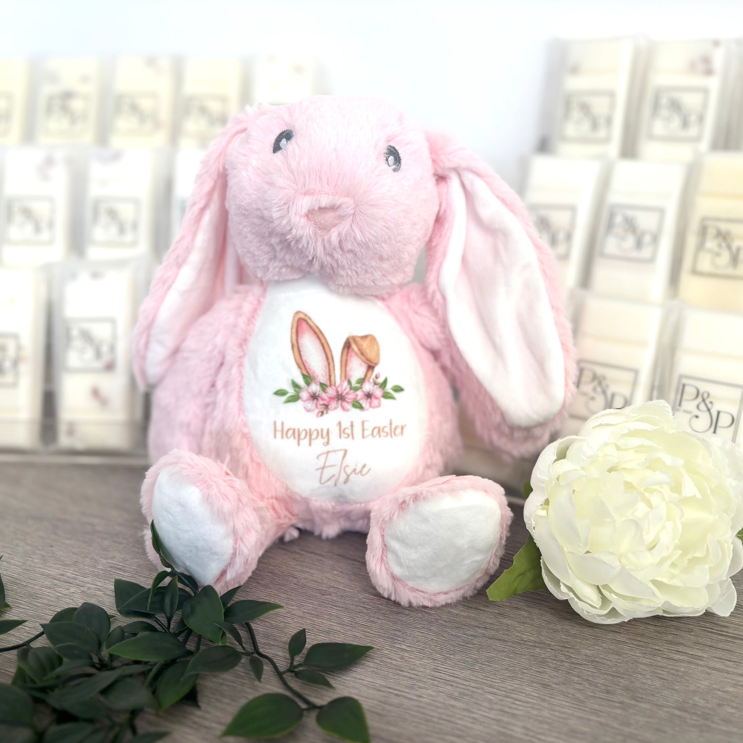 Floppy Rabbit Plush Teddy - Happy Easter