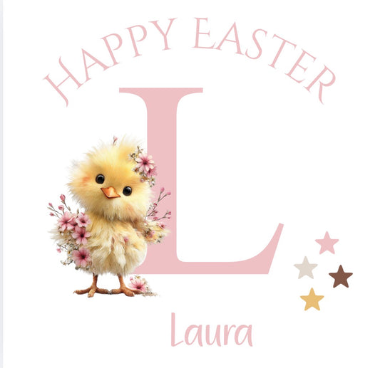 Tester Teddy and Tote Bag - initial and Chick