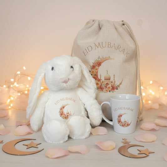 Eid Small Sack, Teddy & Small Latte Bundle