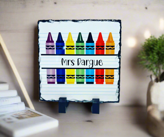 Small 14cm Teacher Desk Slate