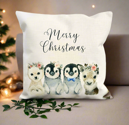Merry Christmas Watercolour Animals Design (Various Products)