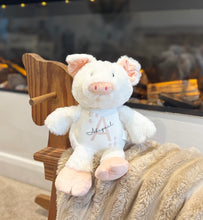 Pre Order: Pig Teddy Bear Plush with Initial & Name