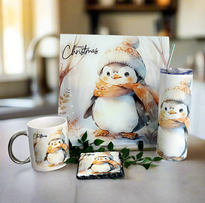 Penguin Bundle (Splashback, Tumbler & Mug and Coaster)