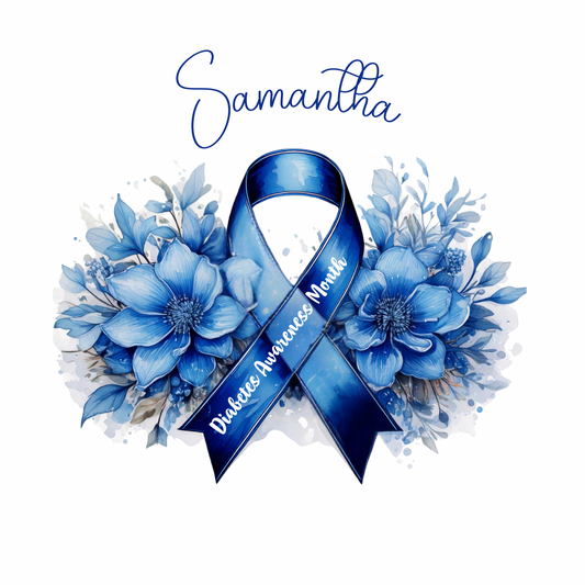 Diabetes design 4: Tester for Latte and Blue mug