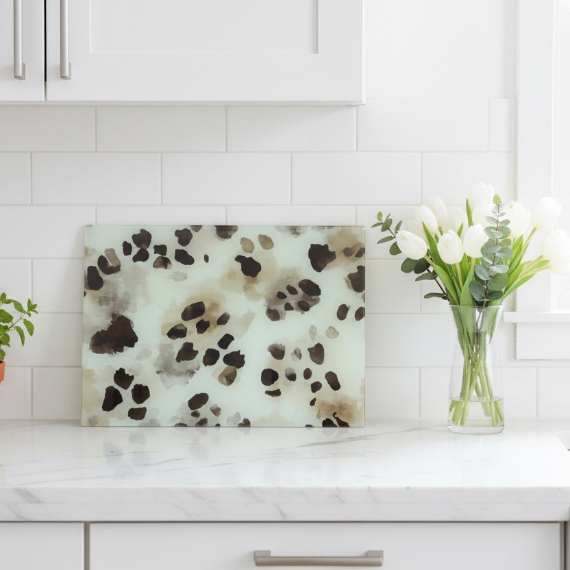 Leopard Print Chopping Board A3
