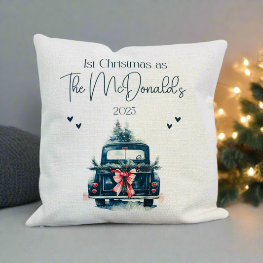 Personalised Black Christmas Truck Design (Various Products)