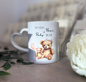 Mamma Bear and Baby Bear (Girl) Mugs